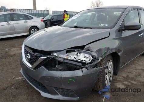 2017 Nissan Sentra S из США, поврежденный, VIN 3N1AB7AP9HY355532
